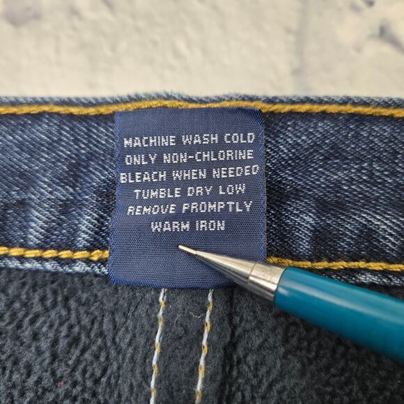 Rugged Wear Men's Fleece Lined Jeans Winter Outdoor Gorpcore Workwear size 36x36 - Picture 9 of 13